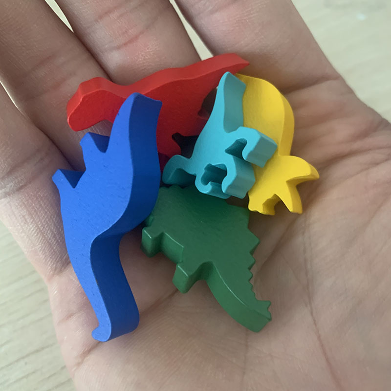 5 Pcs/set Wooden Dinosaur Boar - đánh giá và giá Board Game Catan