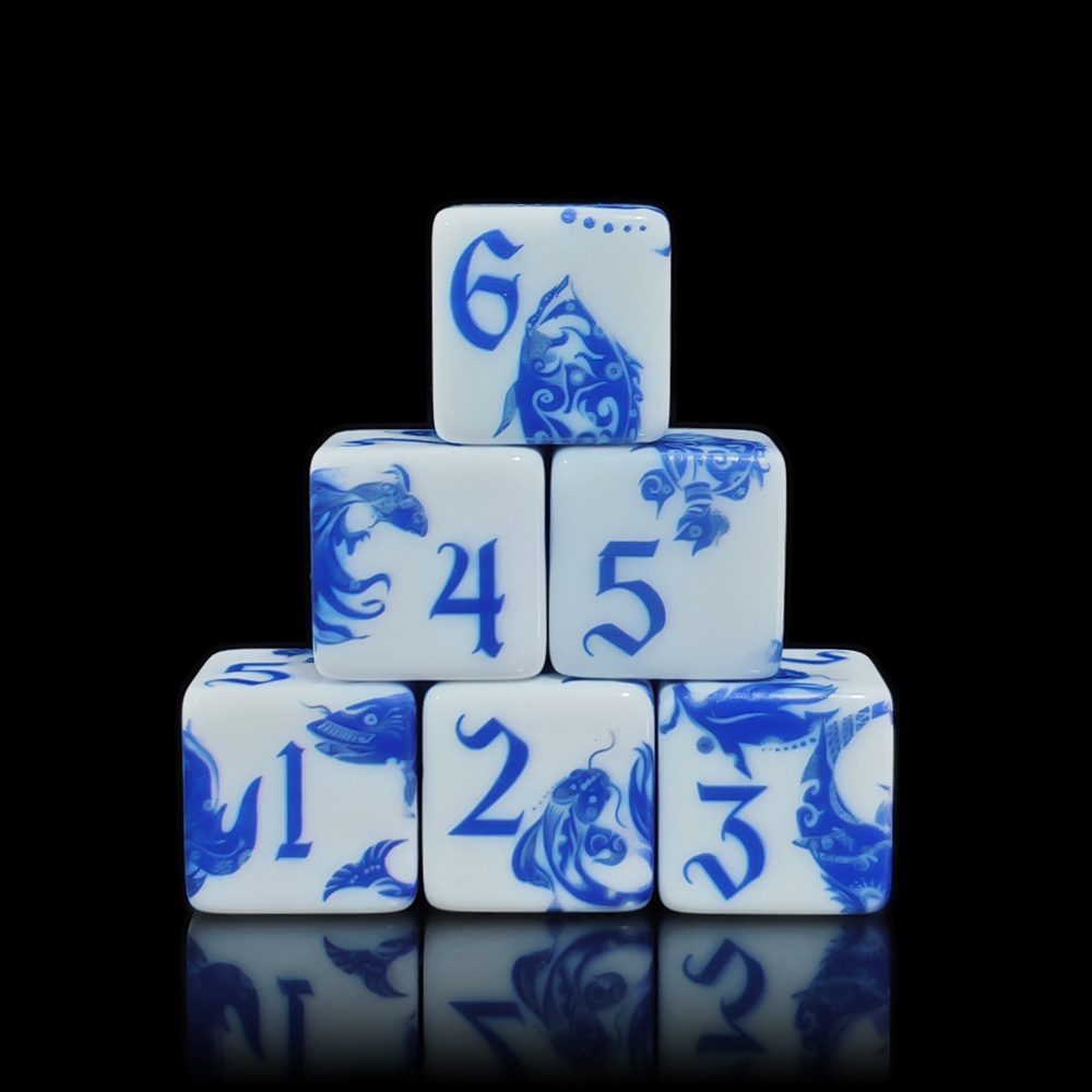 12Pcs Blue And White Porcelain - đánh giá và giá Board Game Live