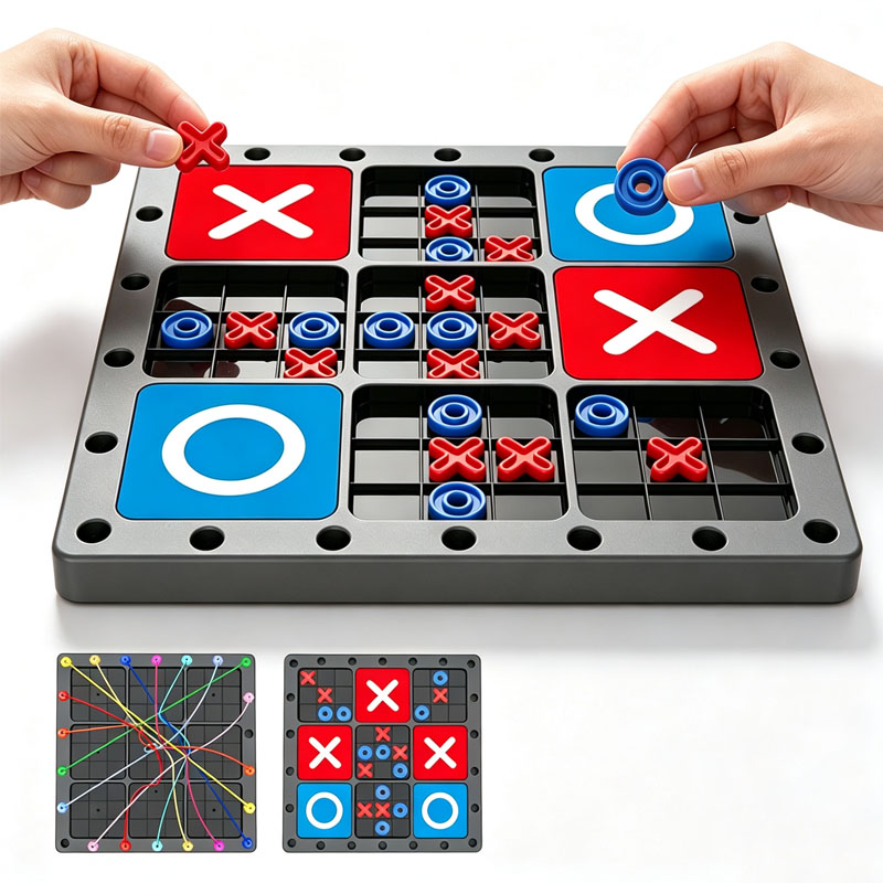 NEW 2 In1 Tic Tac Toe Board Ga - đánh giá và giá Strategy Board Game