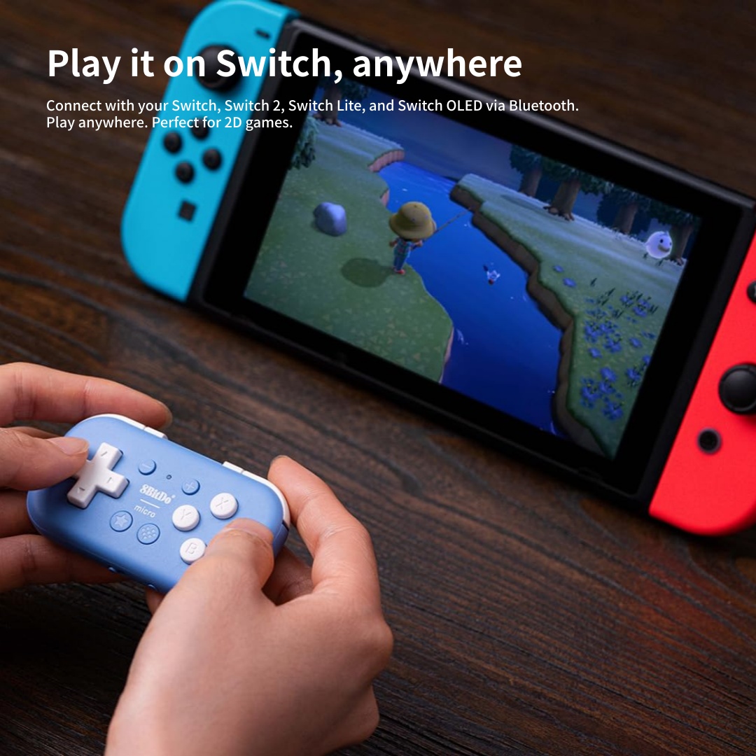 8BitDo Micro Bluetooth Gamepad - đánh giá và giá Board Game Android