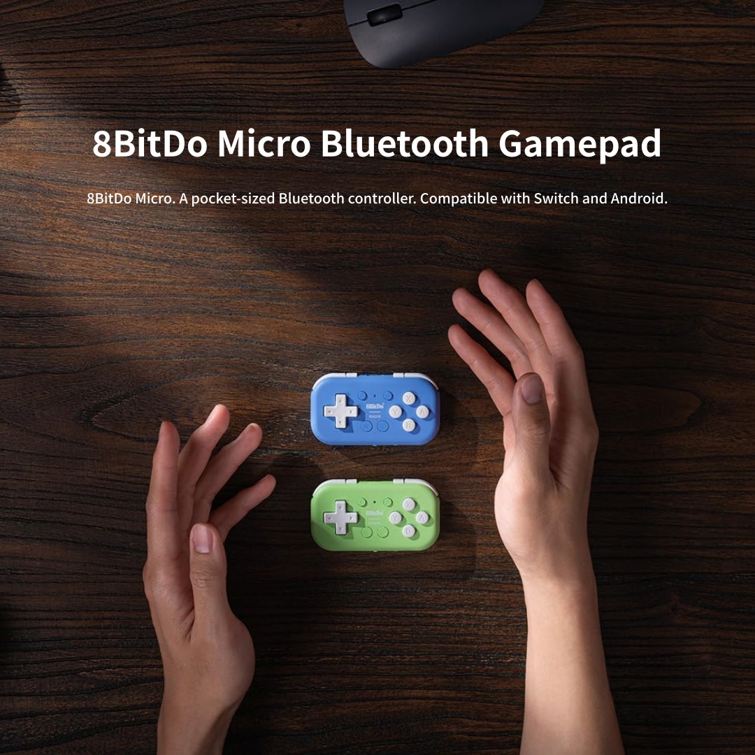 8BitDo Micro Bluetooth Gamepad - đánh giá và giá Board Game Android